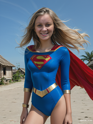 70544-Cécé, cosplay Supergirl