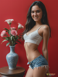 81023-Une fleur parmi les fleurs