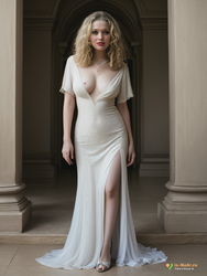76292-Belle en robe de soirée