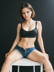79331-Assise sur une chaise