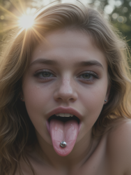 60345-Piercing sur la langue