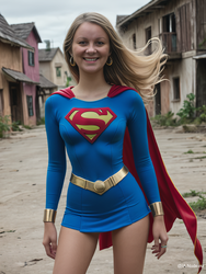 70543-Cécé, cosplay Supergirl