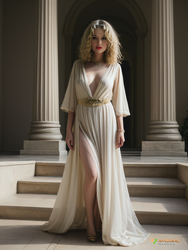76293-Belle en robe de soirée