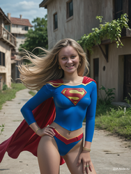 70541-Cécé, cosplay Supergirl
