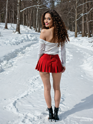 57836-Rouge désir sur neige glacée