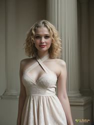 76324-Belle en robe de soirée