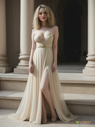 76285-Belle en robe de soirée