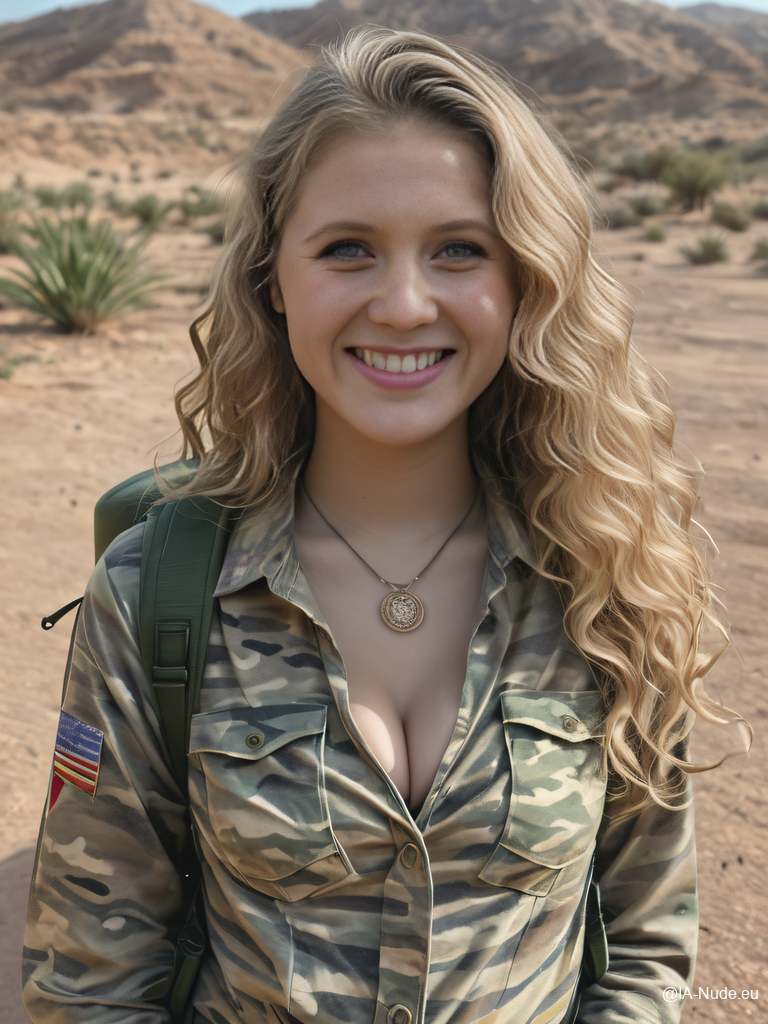 photo - Seule dans le désert